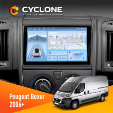  Штатна магнітола Peugeot Boxer 2006+ Cyclone C9009 4x64, DSP, 4G, 2k