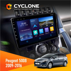  Штатна магнітола Peugeot (5008) 2009-2016 Climate Cyclone C9006 4x64, DSP, DVR