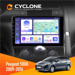 Штатная магнитола Peugeot (5008) 2009-2016 Cyclone C9-011 4x64, DSP