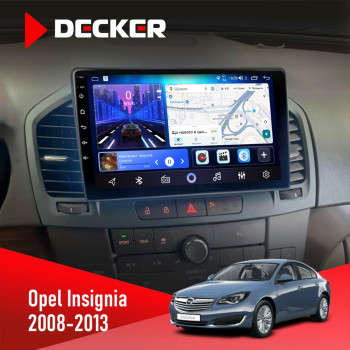 Штатна магнітола Opel Insignia 2008-2013 Decker D9-006 4x64, 4G