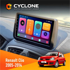  Штатна магнітола Renault Clio 2005-2014 Cyclone C9CPL 2x32