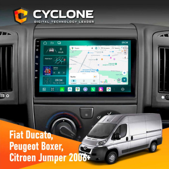 Штатная магнитола Peugeot Boxer 2006 Cyclone C9-013 4x64 DSP 4G