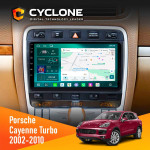 Штатная магнитола Porsche Cayenne Turbo 2002-2010 Cyclone C9-013 4x64 DSP 4G