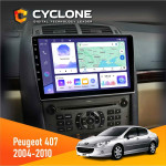Штатная магнитола Peugeot 407 2004-2010 Cyclone C9-011 4x64, DSP