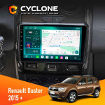 Штатна магнітола Renault Duster 2015-2022 Cyclone C9-013 4x64 DSP 4G