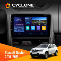  Штатна магнітола Renault Duster 2010-2015 Cyclone C9006 4x64, DSP, DVR