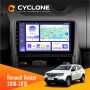 Штатная магнитола Renault Duster 2010-2015 Cyclone C9008 4x64, DSP