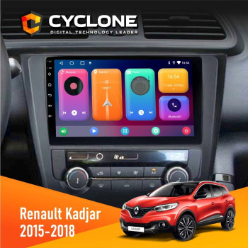 Штатная магнитола Renault Kadjar 2015-2018 Cyclone C9CPL 2x32