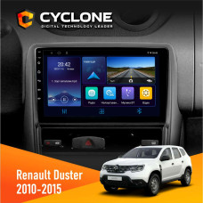 Штатная магнитола Renault Duster 2010-2015 ISO Cyclone C9006 4x64, DSP, DVR