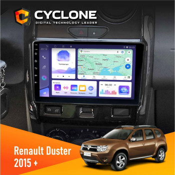Штатна магнітола Renault Duster 2015+ Cyclone C9-011 4x64, DSP