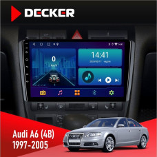Штатная магнитола Audi A6 (4B) 1997-2005 Decker D9001 4x64, DSP