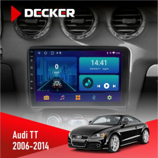 Штатная магнитола Audi TT 2006-2014 Decker D9001 4x64, DSP