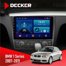 Штатная магнитола BMW 1 Series 2007-2011 Climate Decker D9001 4x64, DSP