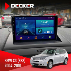 Штатная магнитола BMW X3 (E83) 2004-2010 Decker D9001 4x64, DSP
