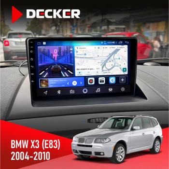 Штатна магнітола BMW X3 (E83) 2004-2010 Decker D9-006 4x64, 4G