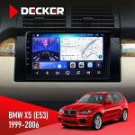 Штатна магнітола BMW X5 (E53) 1999-2006 Радіо модуль Decker D9-006 4x64, 4G