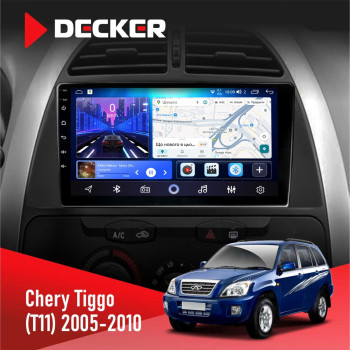 Штатна магнітола Chery Tiggo 2005-2010 Decker D9-006 4x64, 4G