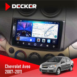 Штатная магнитола Chevrolet Aveo 2007-2011 Decker D9-006 4x64, 4G