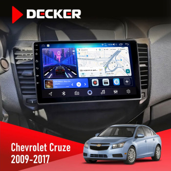 Штатна магнітола Chevrolet Cruze 2009-2018 Decker D9-006 4x64, 4G