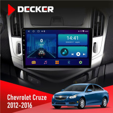 Штатная магнитола Chevrolet Cruze 2012-2016 Decker D9001 4x64, DSP