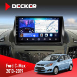 Штатна магнітола Ford C-Max 2010-2019 Decker D9-006 4x64, 4G