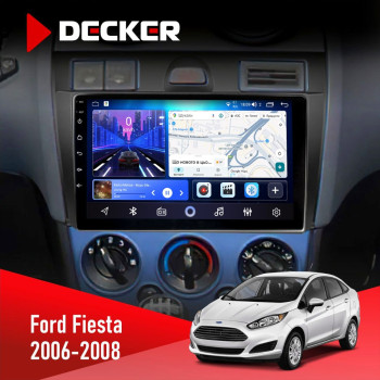 Штатна магнітола Ford Fiesta 2006-2008 Decker D9-006 4x64, 4G