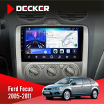 Штатная магнитола Ford Focus 2 2005-2011 Decker D9-006 4x64, 4G
