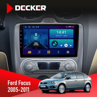 Штатная магнитола Ford Focus 2 2005-2011 Climate Decker D9001 4x64, DSP