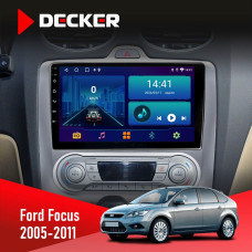 Штатная магнитола Ford Focus 2 2005-2011 Climate Decker D9001 4x64, DSP