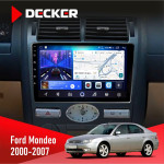 Штатная магнитола Ford Mondeo 2000-2007 Climate Decker D9-006 4x64, 4G