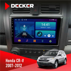 Штатная магнитола Honda CR-V 2007-2012 Decker D9001 4x64, DSP