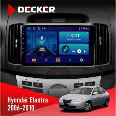 Штатная магнитола Hyundai Elantra 2006-2010 Decker D9001 4x64, DSP
