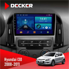 Штатная магнитола Hyundai i30 (FD) 2008-2011 Decker D9001 4x64, DSP