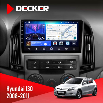 Штатная магнитола Hyundai i30 (FD) 2008-2011 Decker D9-006 4x64, 4G