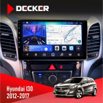 Штатная магнитола Hyundai i30 2012-2017 CAN Decker D9-006 4x64, 4G