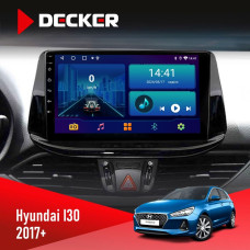 Штатная магнитола Hyundai i30 2017+ Decker D9001 4x64, DSP