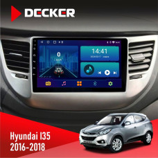 Штатная магнитола Hyundai IX35 2016-2018 Decker D9001 4x64, DSP