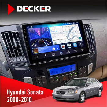Штатна магнітола Hyundai Sonata 2008-2010 Climate Decker D9-006 4x64, 4G
