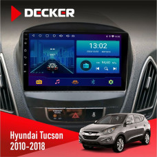 Штатная магнитола Hyundai Tucson 2010-2018 Decker D9001 4x64, DSP