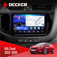 Штатная магнитола KIA Ceed 2012-2019 Decker D9-006 4x64, 4G