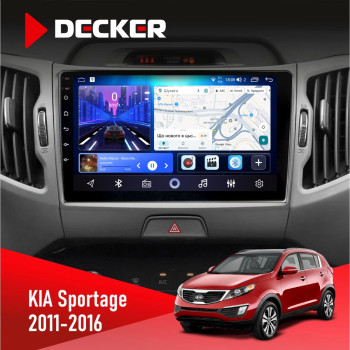 Штатна магнітола KIA Sportage 3 2011-2016 CAN Decker D9-006 4x64, 4G