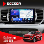 Штатная магнитола Kia Sportage 4 QL 2016-2018 CAN Decker D9-006 4x64, 4G