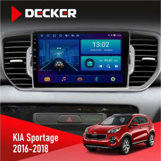 Штатная магнитола Kia Sportage 4 QL 2016 - 2018 CAN Decker D9001 4x64, DSP