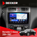 Штатная магнитола Mercedes-Benz C-Class (W203) 2004-2007 Decker D9-006 4x64, 4G