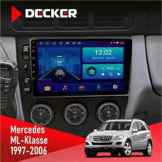Штатная магнитола Mercedes-Benz ML-Klasse (W163) 1997-2006 AMP Decker D9001 4x64, DSP