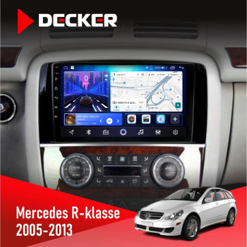 Штатна магнітола Mercedes-Benz R-Class (W251) 2005-2013 Decker D9-006 4x64, 4G