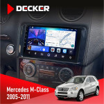 Штатная магнитола Mercedes-Benz M-Class (W164) 2005-2011 Decker D9-006 4x64, 4G