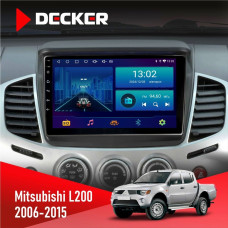 Штатная магнитола Mitsubishi L200 2006-2015 Decker D9001 4x64, DSP