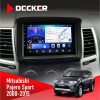 Штатная магнитола Mitsubishi Pajero Sport 2008-2015 Decker D9-006 4x64, 4G