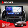 Штатная магнитола Opel Astra j 2009-2017 Decker D9-006 4x64, 4G